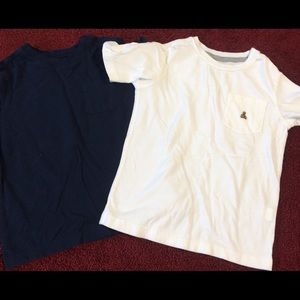 Gap White Tee and Navy Blue Old Navy tee Boys
